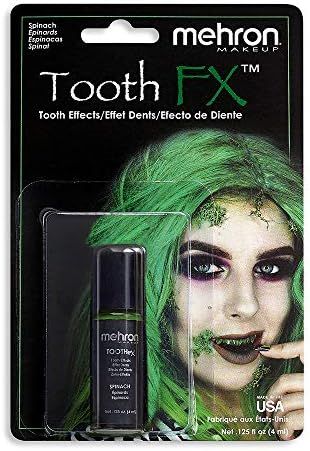 Mehron Makeup Tooth FX with Brush (.125 ounce) (Spinach) | Amazon (US)