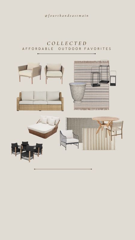 collected // affordable outdoor roundup 

affordable outdoor finds 

#LTKhome
