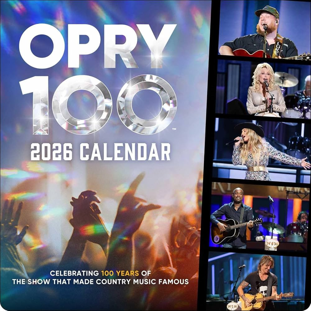 Grand Ole Opry 2026 Wall Calendar | Amazon (US)