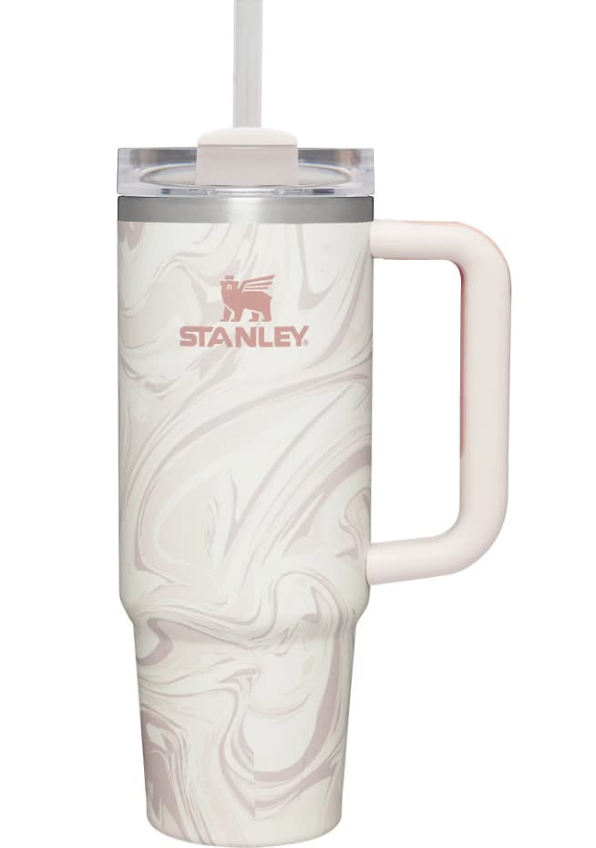 STANLEY 30 oz. Quencher H2.0 FlowState Tumbler, Rose Quartz Swirl | Amazon (US)