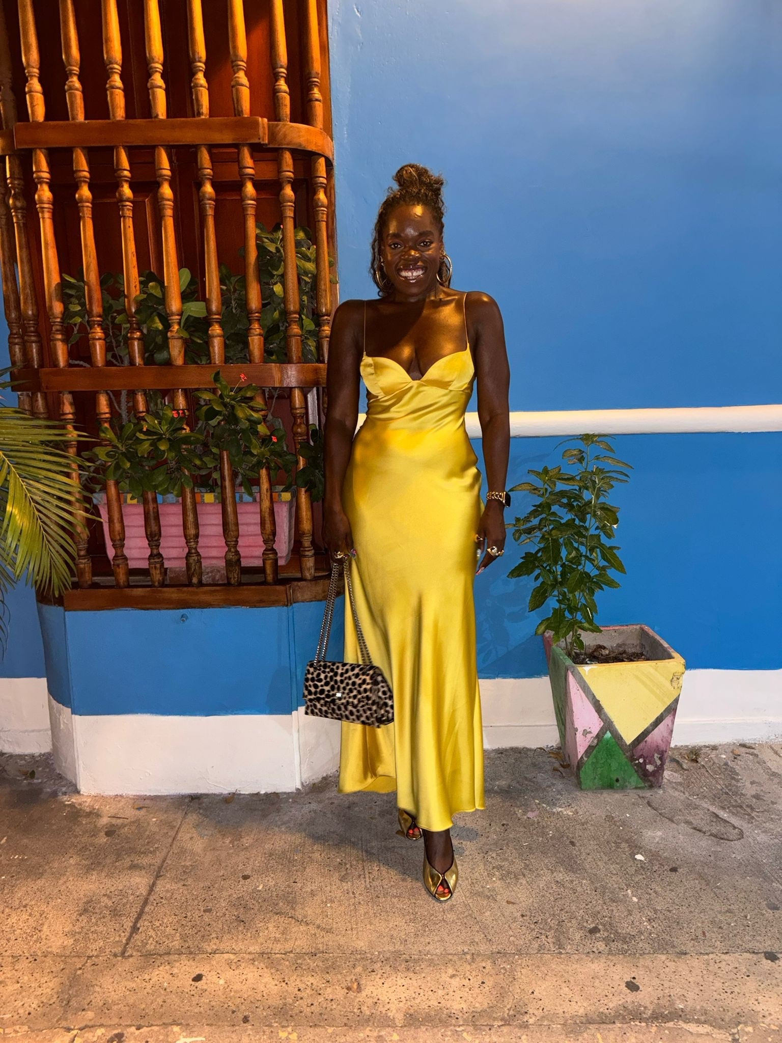 Zara yellow satin maxi dress, 10th Floor metallic mule heels ✨

#LTKdresses #LTKpartywear #LTKsummer