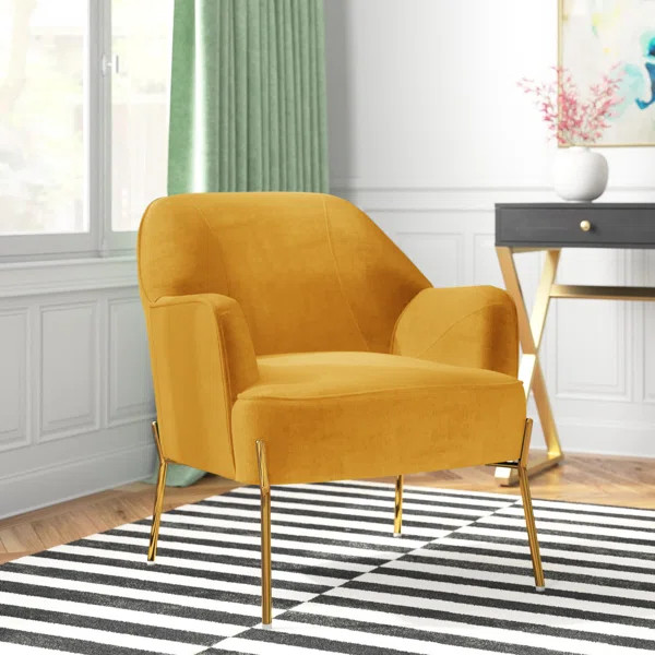 Cleo 26'' Wide Velvet Armchair | Wayfair North America