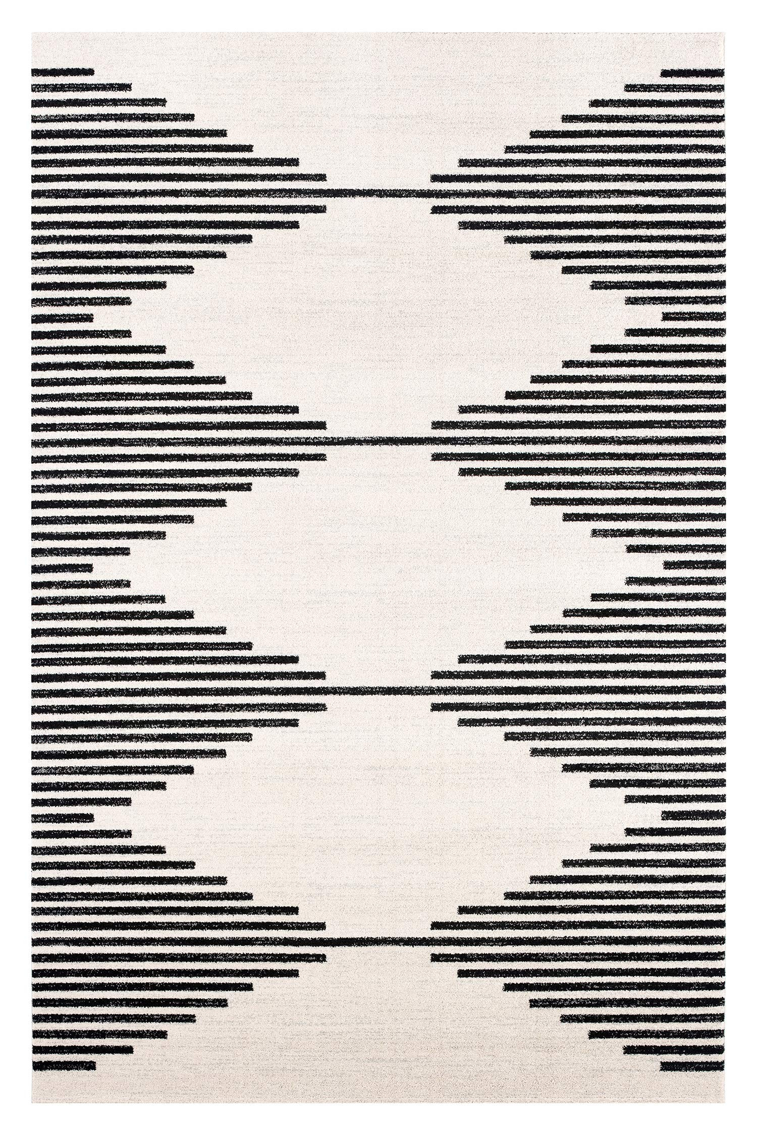 Poly and Bark Mekko 8'x10' Area Rug, 8' x 10', Mist White | Amazon (US)