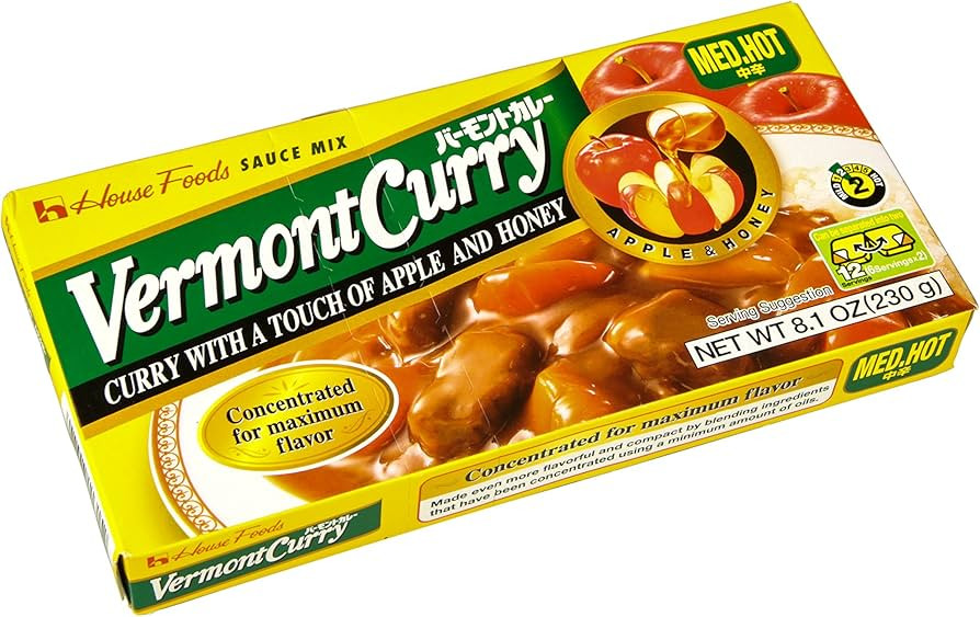 Vermont Curry Medium Hot 8.11 Oz (230g) | Amazon (US)