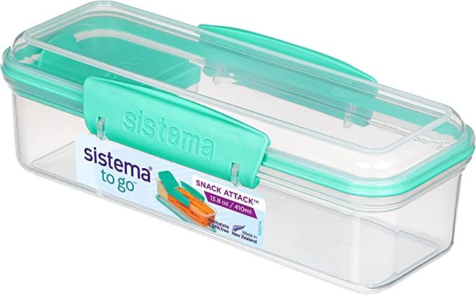 Sistema Snack Attack to Go Snack and Dip Container, 1.7 Cup | Amazon (US)