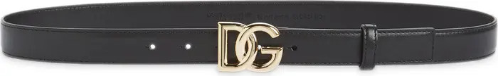 DG Logo Leather Belt | Nordstrom
