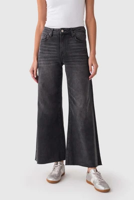Risen Frannie Palazzo Raw Hem | Social Threads