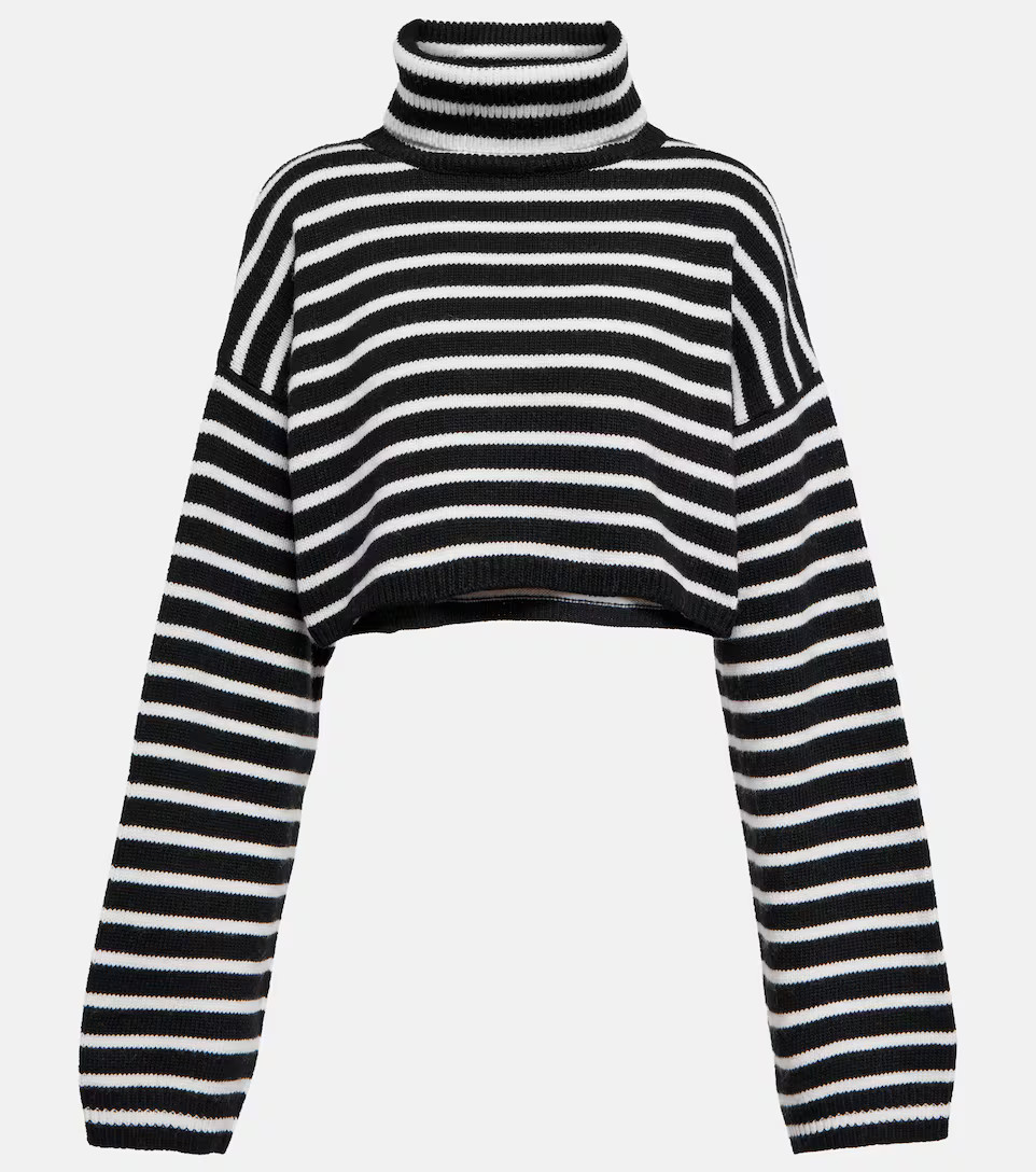 Athina turtleneck cropped wool-blend sweater | Mytheresa (US/CA)