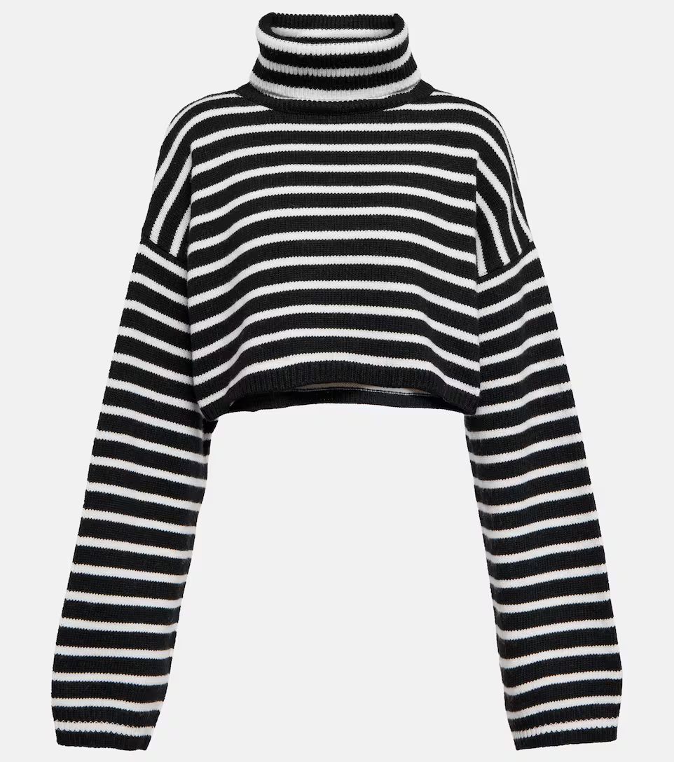 Athina turtleneck cropped wool-blend sweater | Mytheresa (US/CA)