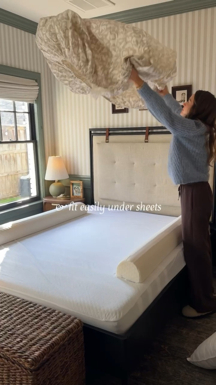 These were a game changer for Emmett's big boy bed transition! Use code: LAUREN75 for the mattress

Paint color: Sherwin Williams Retreat
Art by Emma Katherine 

#LTKstorytime #LTKmomlife #LTKKids