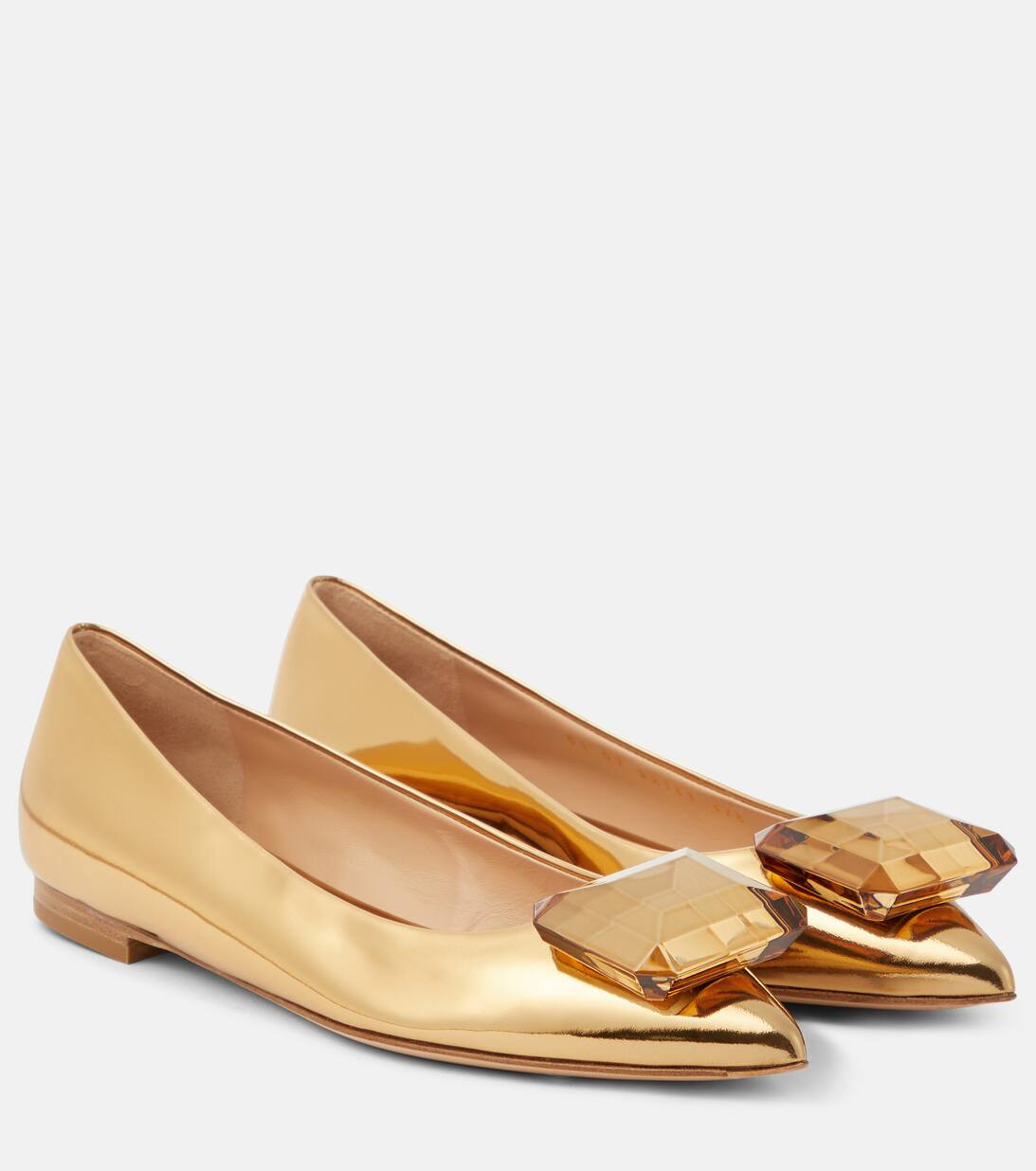 Jaipur embellished leather ballet flats | Mytheresa (US/CA)