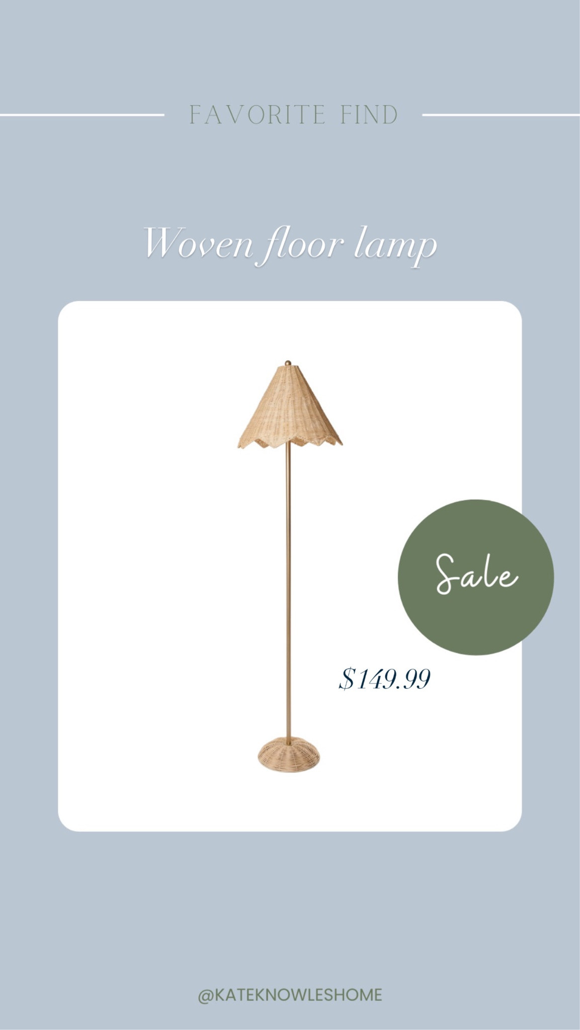Parasol lamp dupe, wicker floor lamp, rattan floor lamp, woven floor lamp, scalloped floor lamp

#LTKhome #LTKsalealert