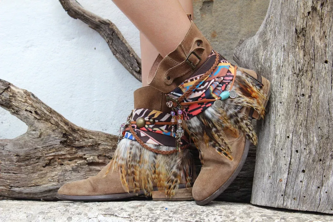 Boho hot sale ankle boots