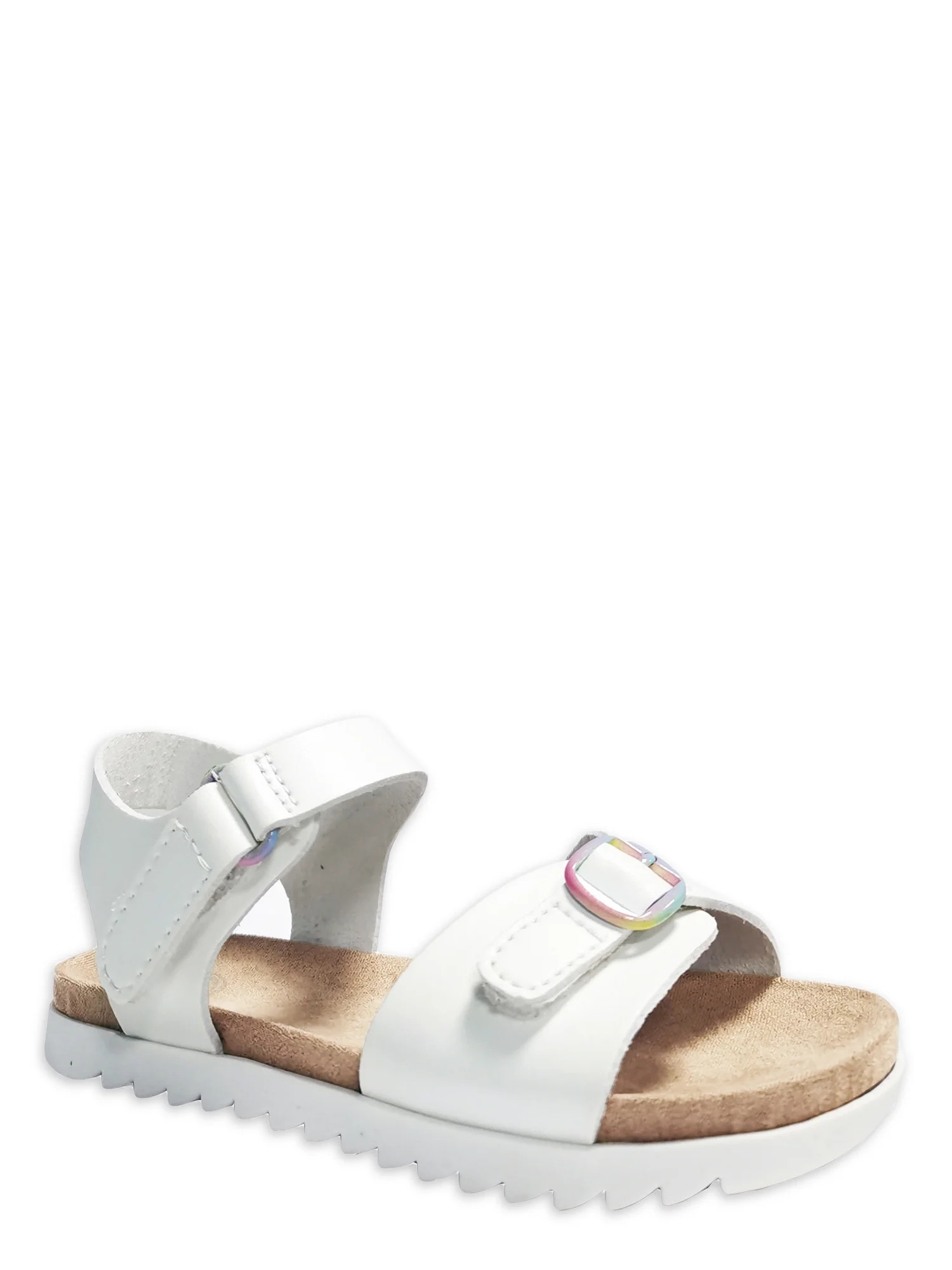 Wonder Nation Baby Girls Buckle Sandals, Sizes 2-6 | Walmart (US)