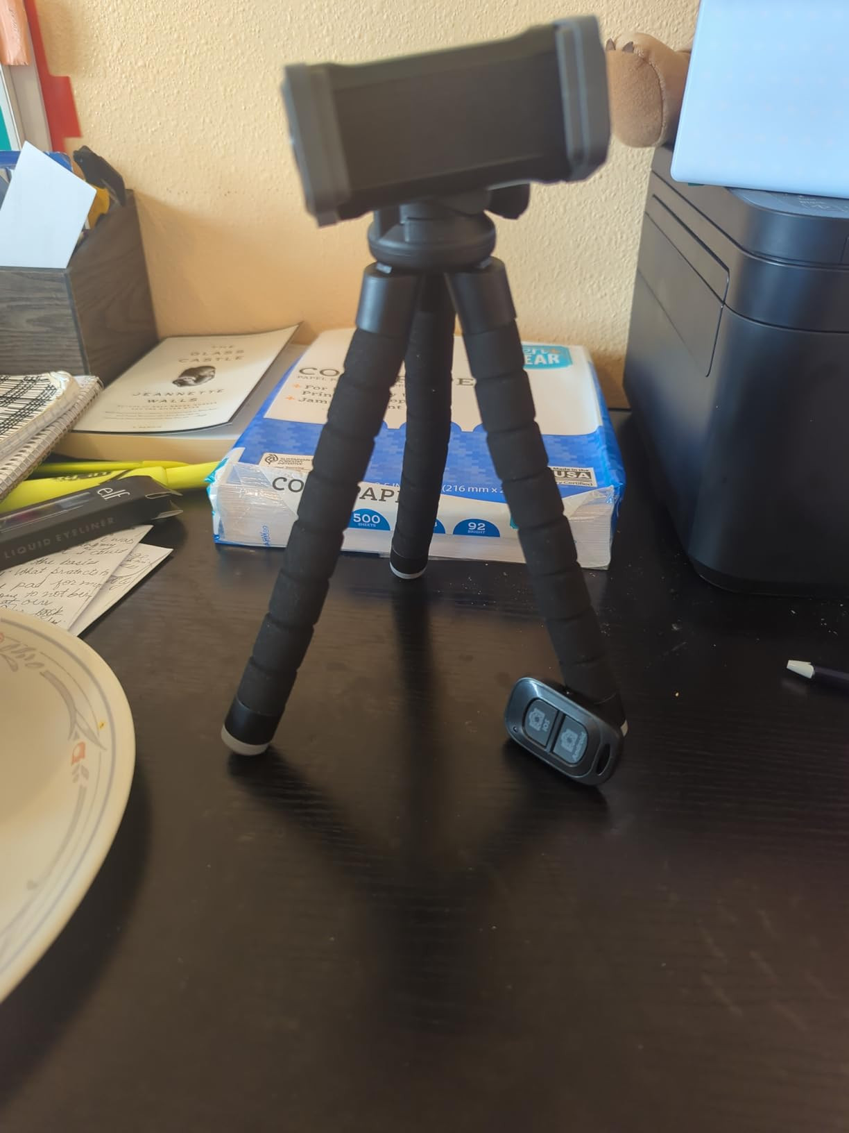 Aureday Cell Phone Tripod, Flexible Mini Tripod with Remote and Cold Shoe, Small Tripod Stand for... | Amazon (US)