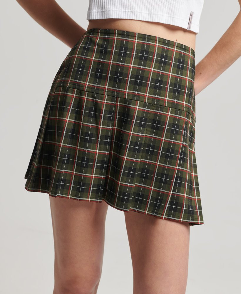 Vintage Tweed Pleat Mini Skirt | Superdry (UK)