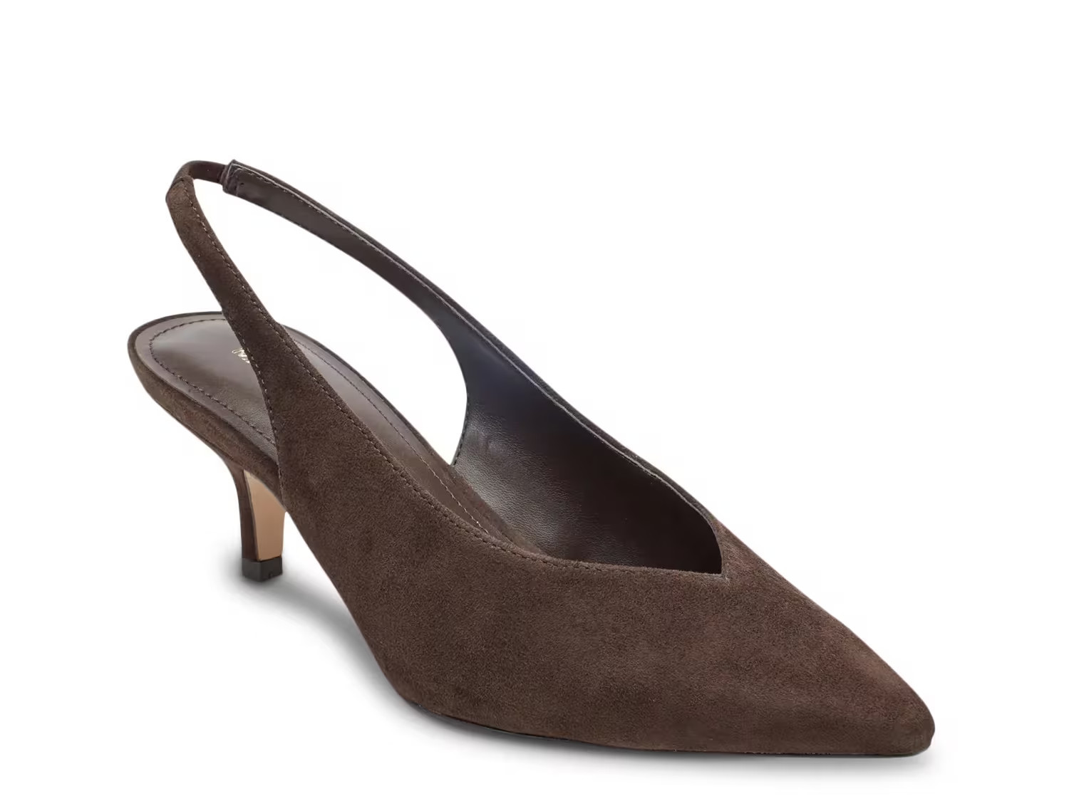 Marc Fisher Labela Pump | Women's | Dark Brown | Size 7.5 | Pumps | Kitten | Slingback | DSW