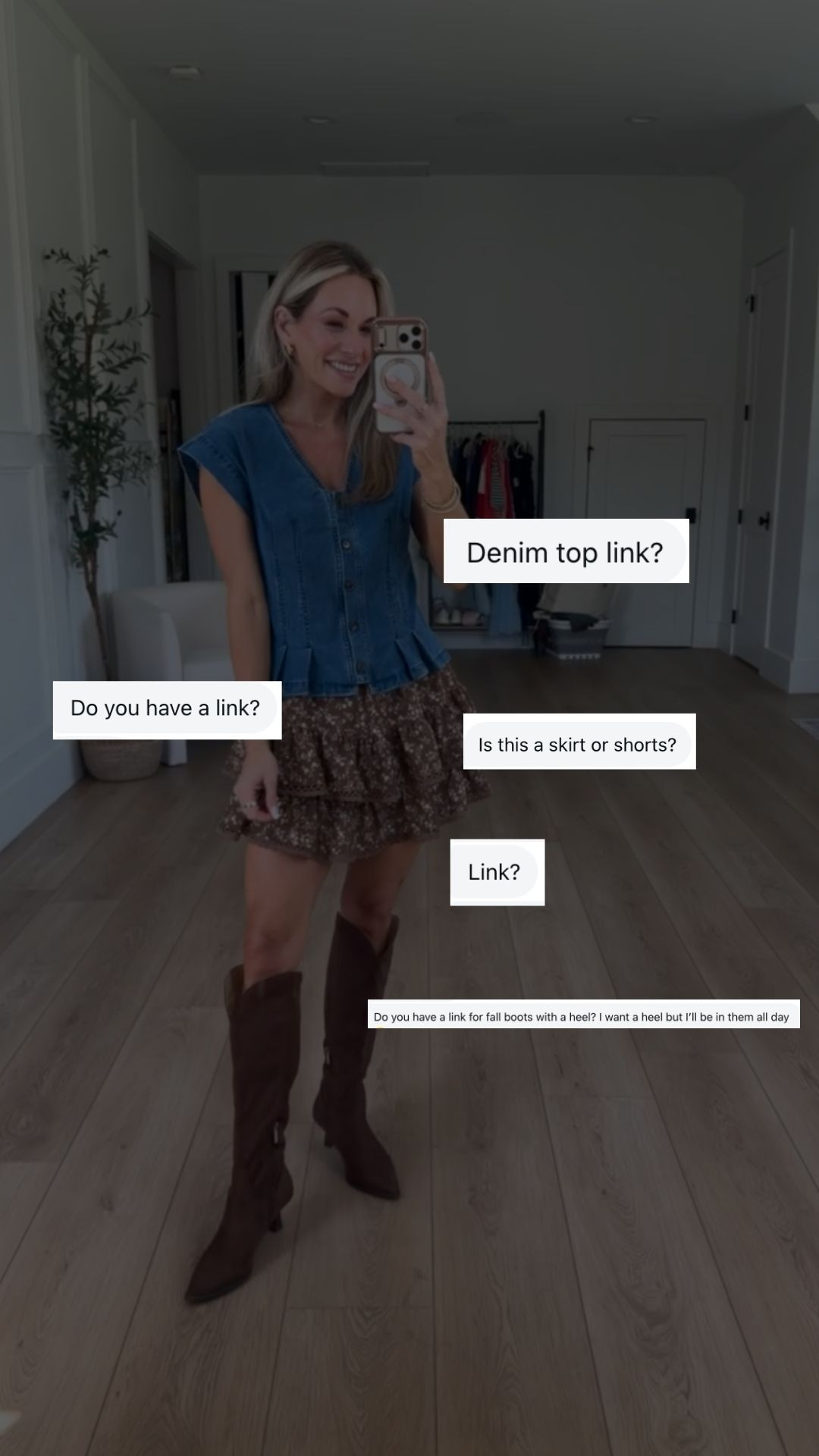 In my DMs recently! The best fall outfit while its still hot, and can easily be dressed up or down!

#LTKootd #LTKSeasonal #LTKSaleAlert