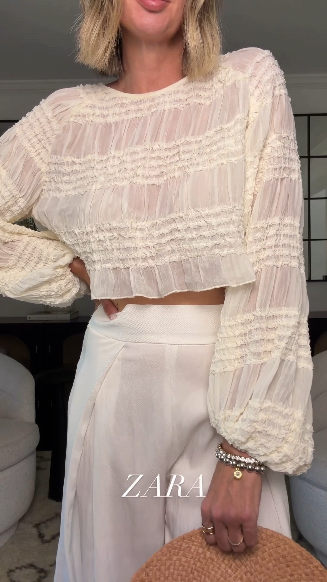 zara delivering this week! sizing below…

WHITE PANTS - small
IVORY TOP - medium 
PINK TANK - medium
CARGOS - size 2 (size down!!)
IVORY TANK - medium
IVORY SHORTS - small
STRIPED TEE - medium
DENIM SHORTS - size 4. (from tts)

summer style. vacation outfit. effortless style. @Zara

#LTKootd #LTKgrwm #LTKOver40