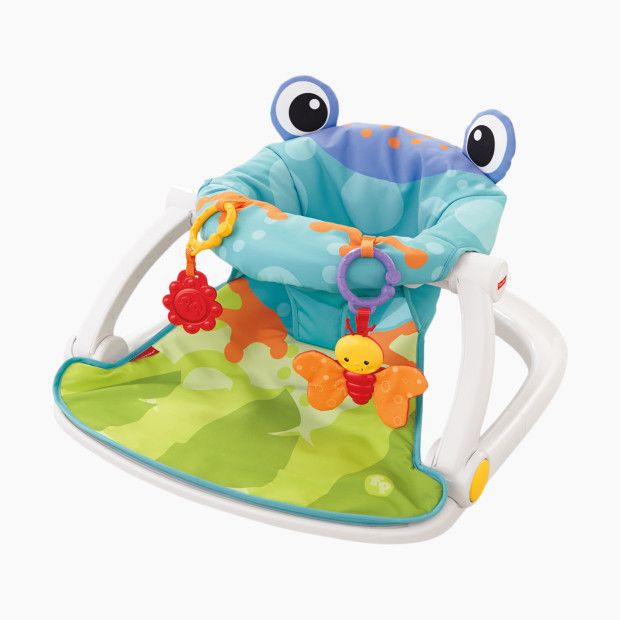 Fisher-Price Sit-Me-Up Floor Seat in Frog Size 24.1"" x 21"" x 14.1"" | 100% Recyclable | Babylist