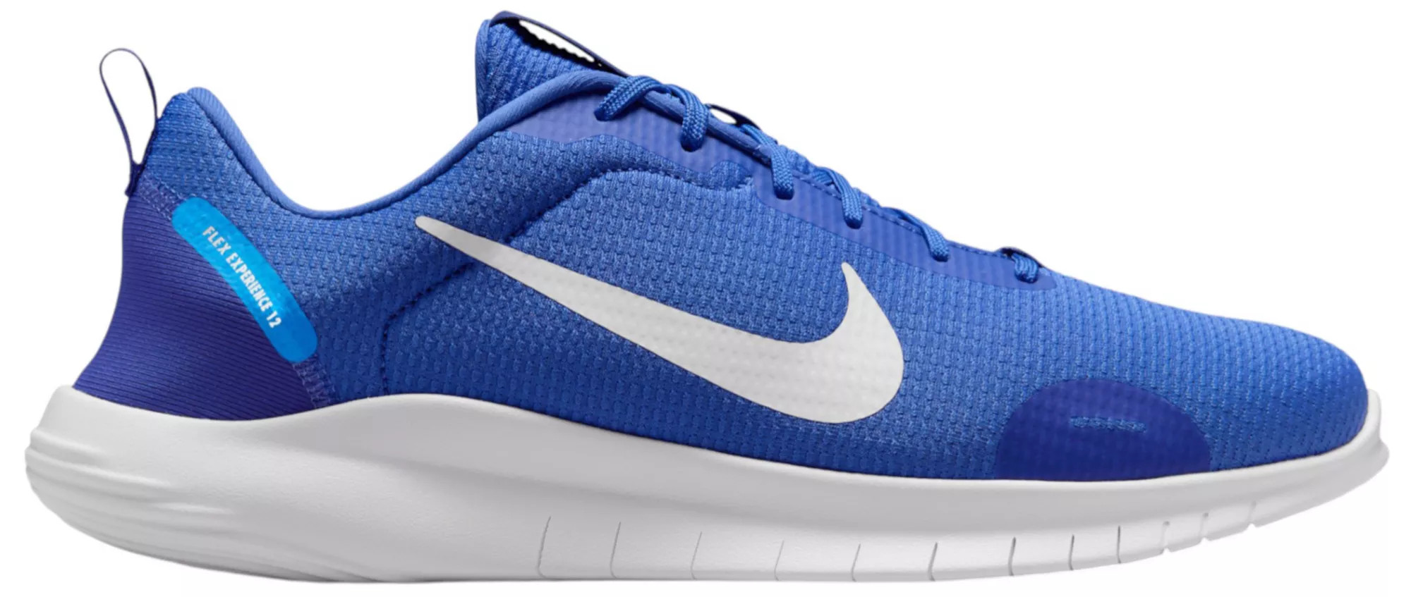 Nike Men's Flex Experience Run 12 Running Shoes, Size 7.5, Comet Blue/White/Lapis | DICK'S Sporting Goods