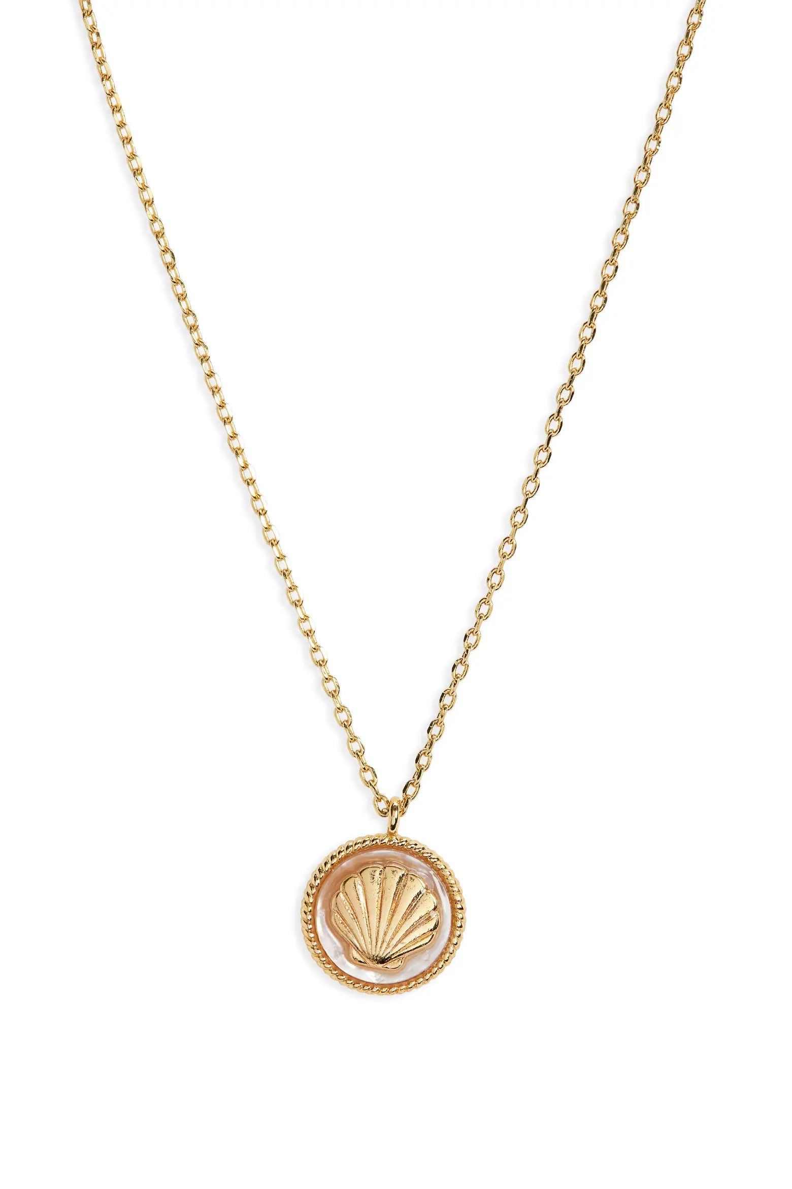 Mother-of-Pearl Seashell Pendant Necklace (Women) | Nordstrom | Nordstrom