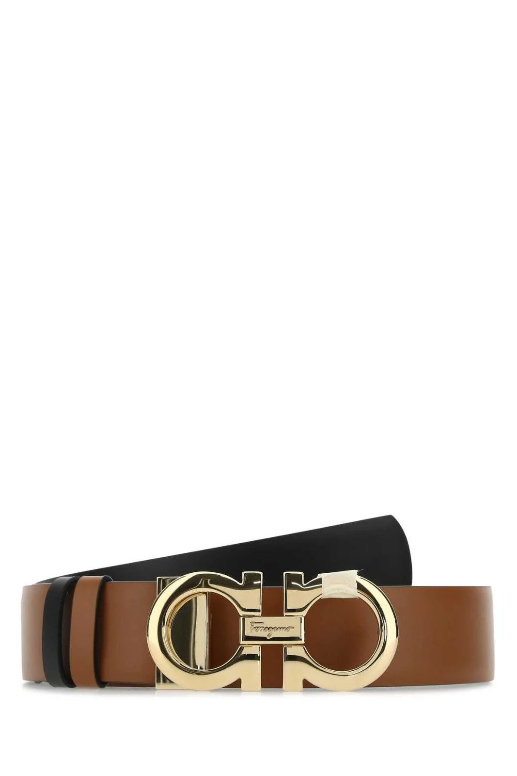 Ferragamo Gancini Buckle Reversible Belt | Cettire Global