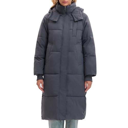 PUFFIT Long Puffer Jacket for Women,2025 Thickened Winter Coat Hooded with Deep Pockets, Ladies Warm Winter Jacket | Amazon (US)