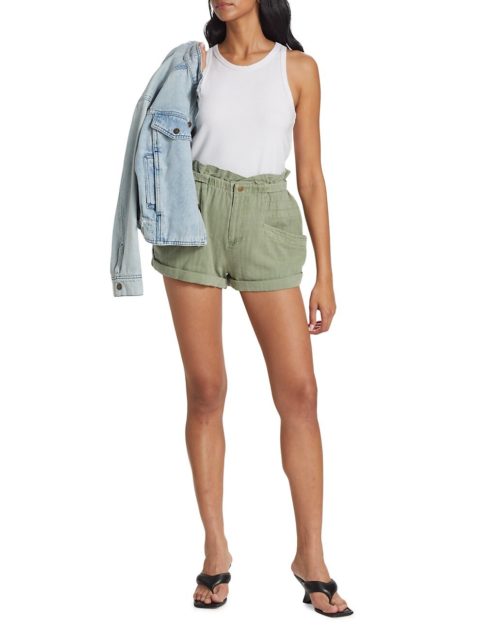 Topanga Linen-Cotton Blend Shorts | Saks Fifth Avenue