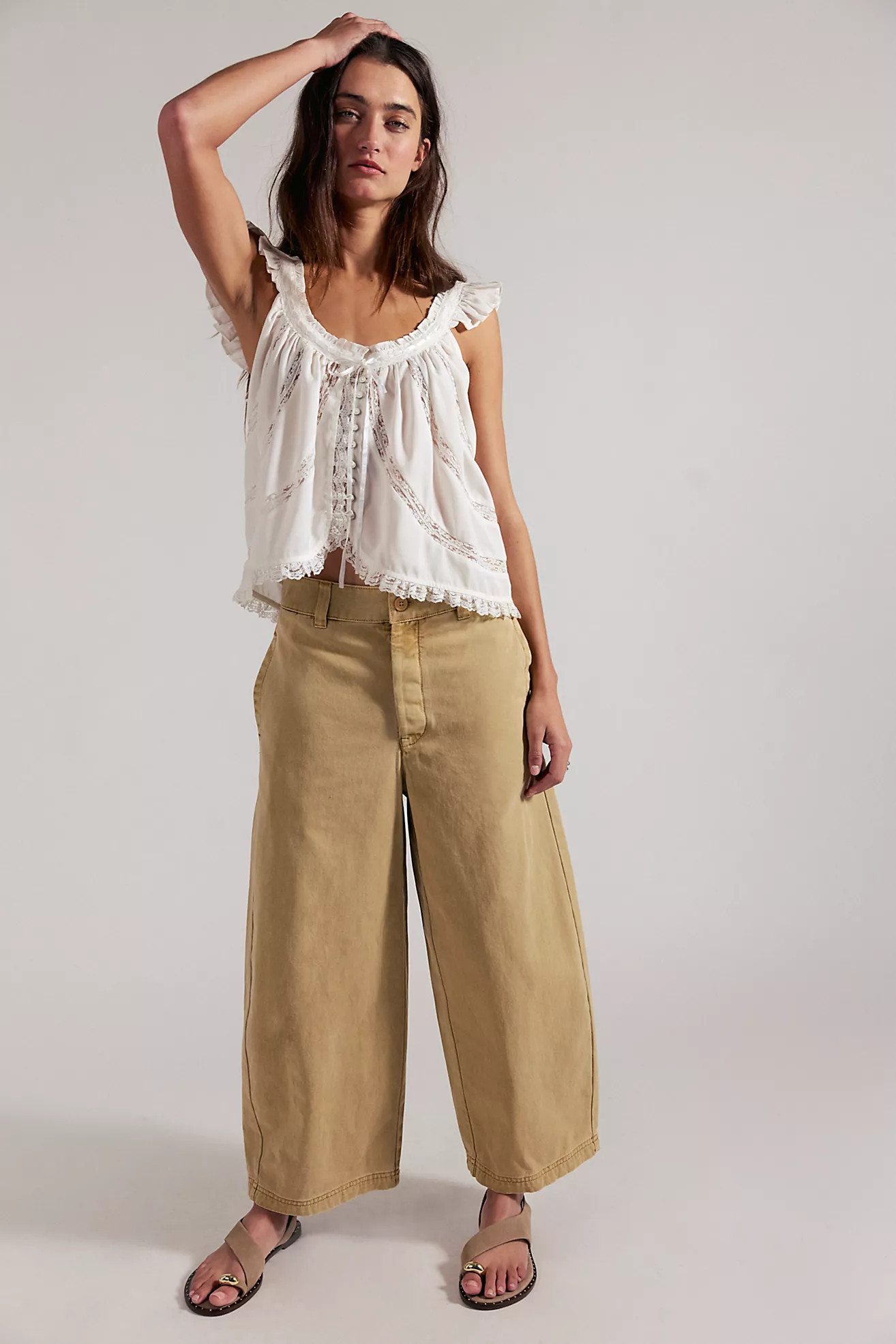 We The Free Lay Down Chino Trousers | Free People (Global - UK&FR Excluded)