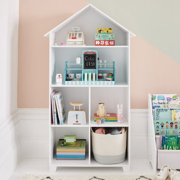 Buy Great Little Trading Company Town House Bookcase - White | Kids bookcases and shelving | Argo... | argos.co.uk
