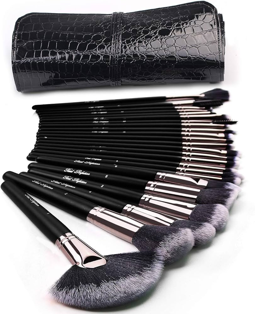 Makeup Brushes 24pcs Makeup Brush Set Kabuki Foundation Blending Brush Face Powder Blush Conceale... | Amazon (US)