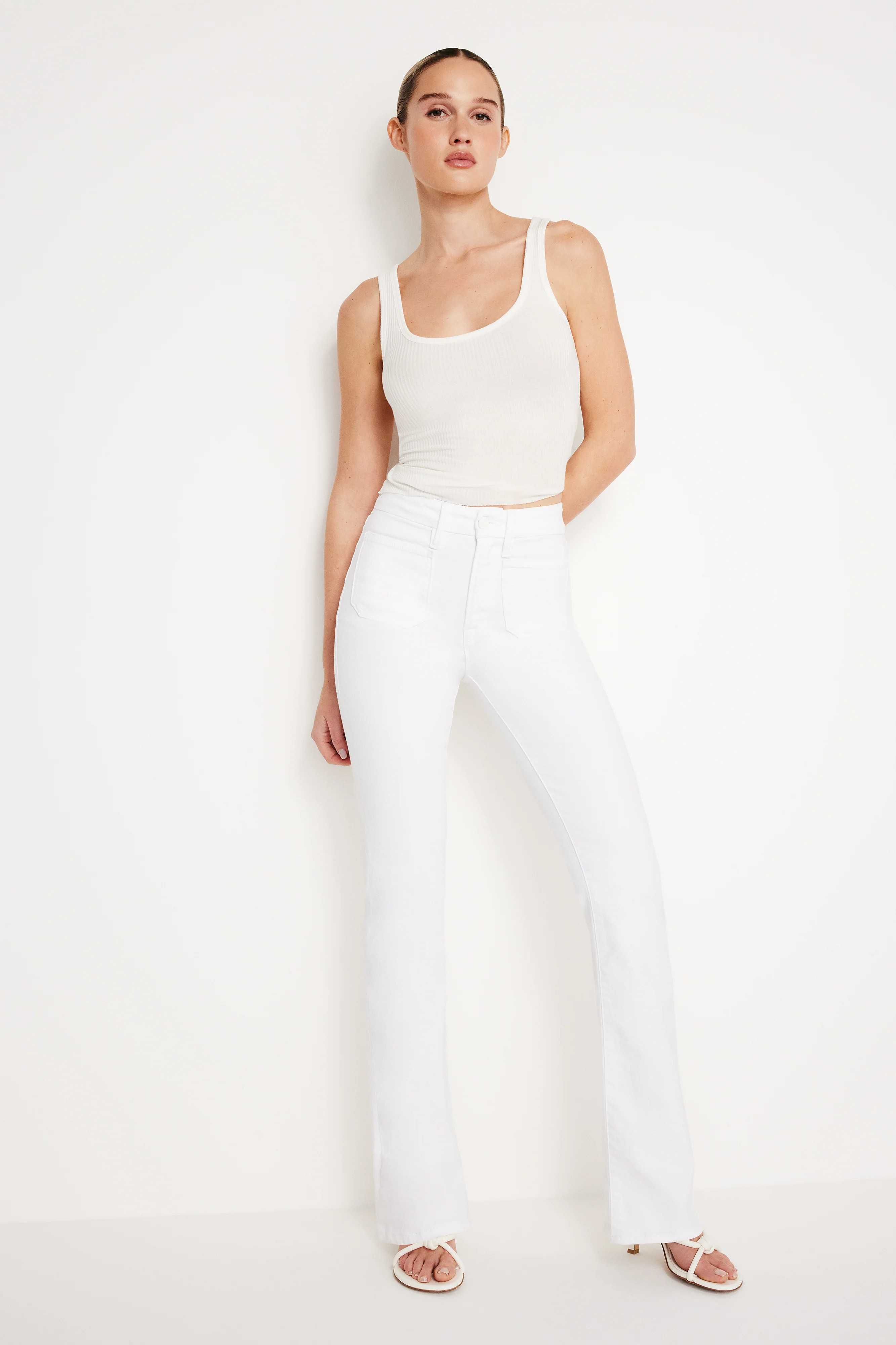 GOOD CLASSIC BOOTCUT LIGHT COMPRESSION JEANS | Good American