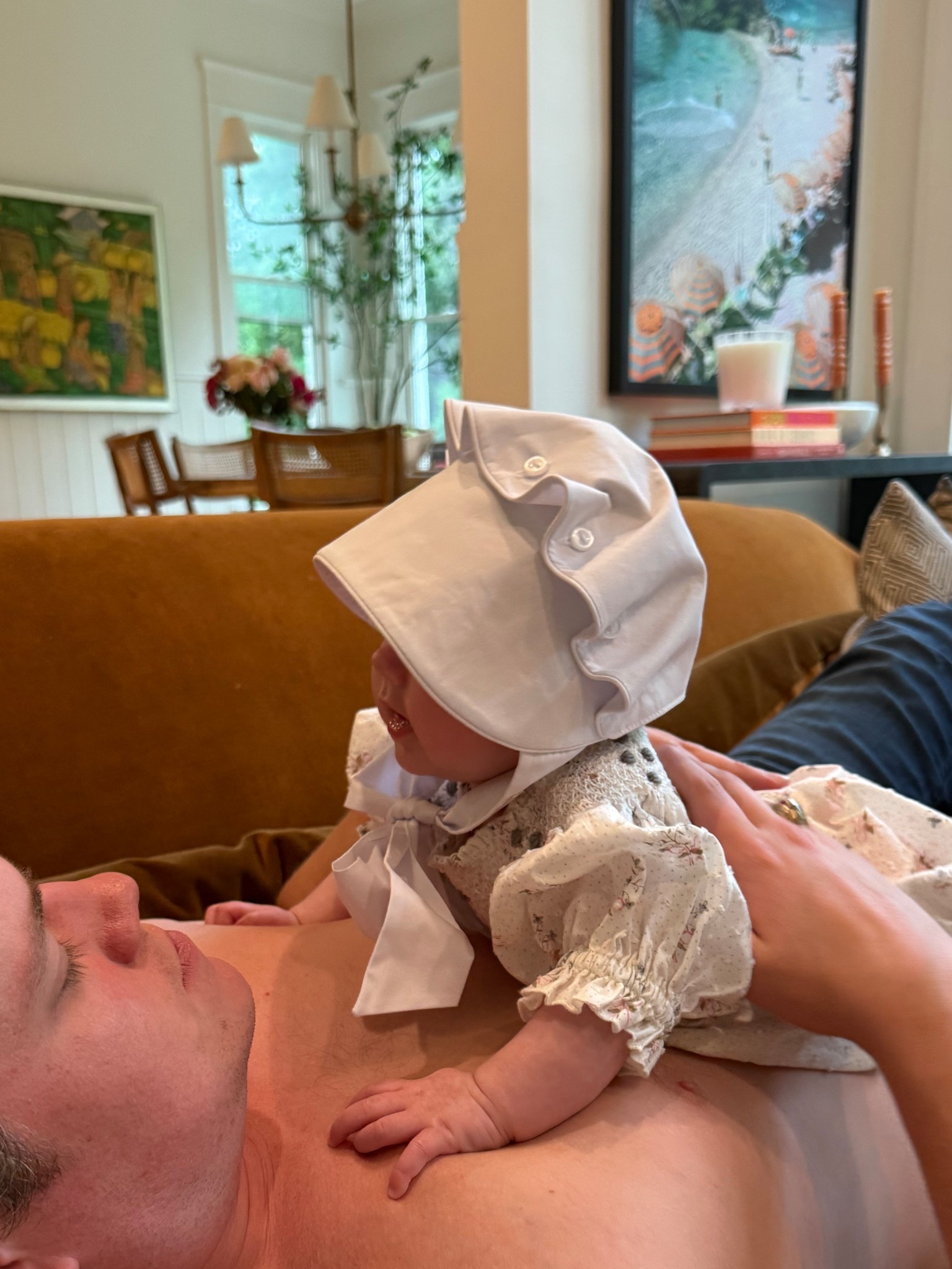 Baby bonnet Beaufort bonnet 