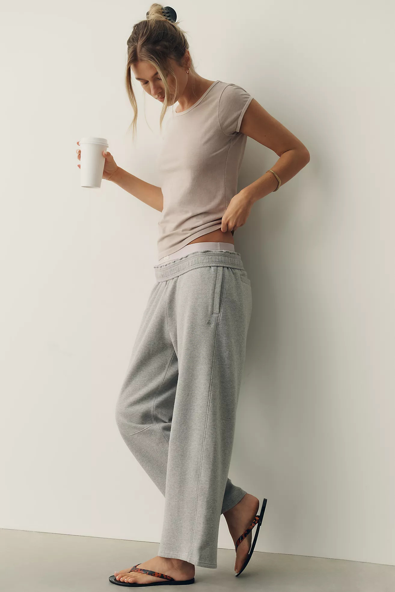 Daily Practice Minerva Barrel-Leg Pants | Anthropologie (US)
