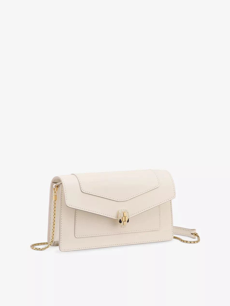 Serpenti Forever Chain Leather Pochette | Selfridges