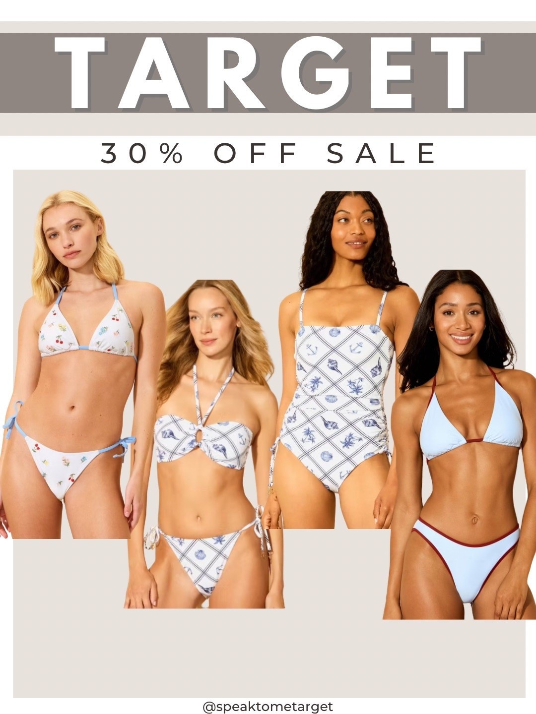 30% off sale at Target

#LTKOver40 #LTKSaleAlert #LTKSwim