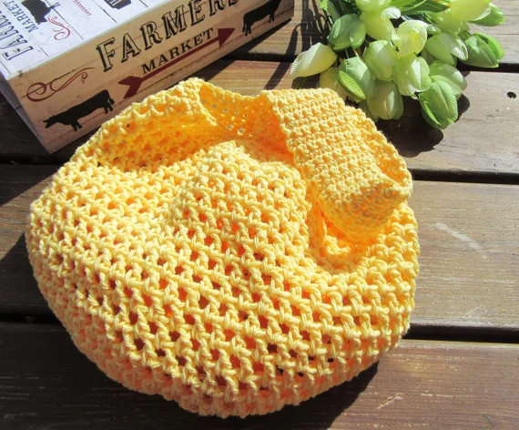 CROCHET TOTE BAG Farmer's Market Bag Mesh Bag Shopping Bag | Etsy | Etsy (US)