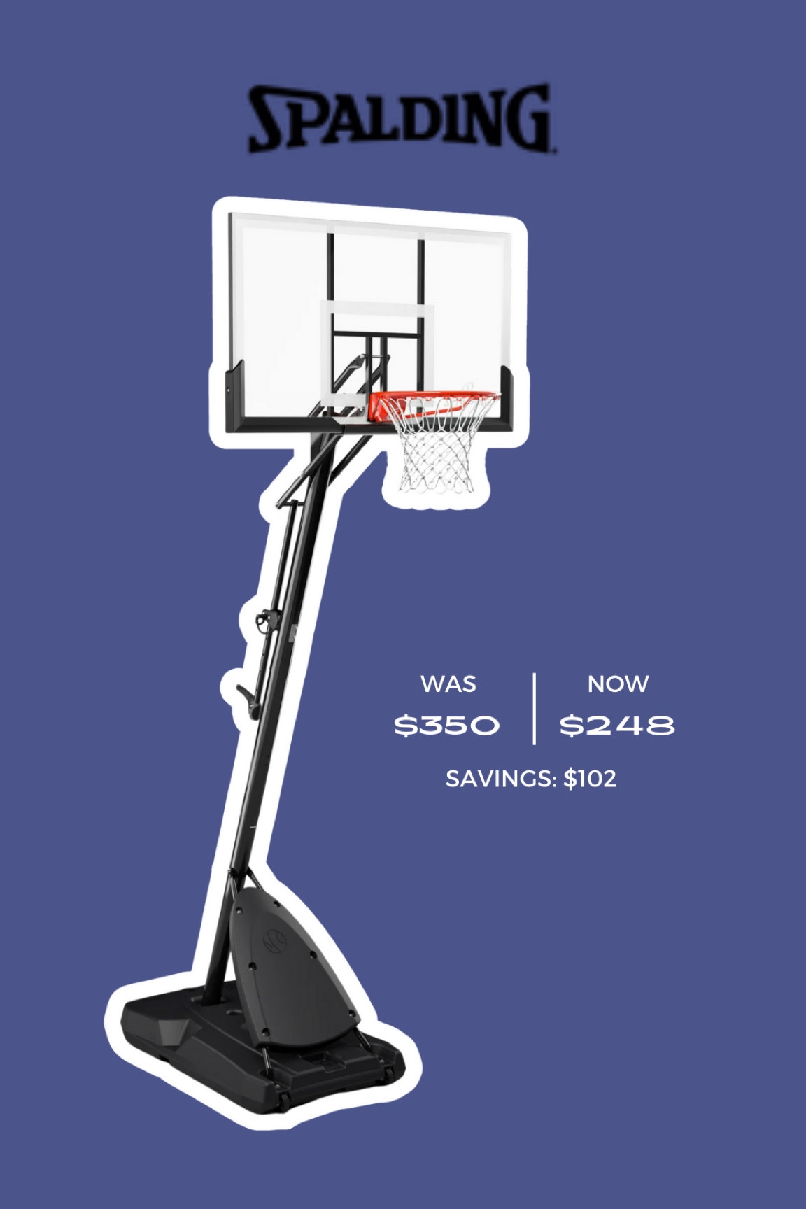 Spalding basketball hoop 

#walmartpartner
@walmart
#walmartdeals

#LTKHoliday #LTKGiftGuide #LTKCyberWeek