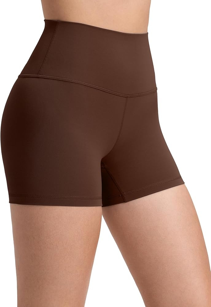 CRZ YOGA Butterluxe Biker Shorts 4'' - High Waisted Booty Workout Volleyball Yoga Womens Spandex | Amazon (US)