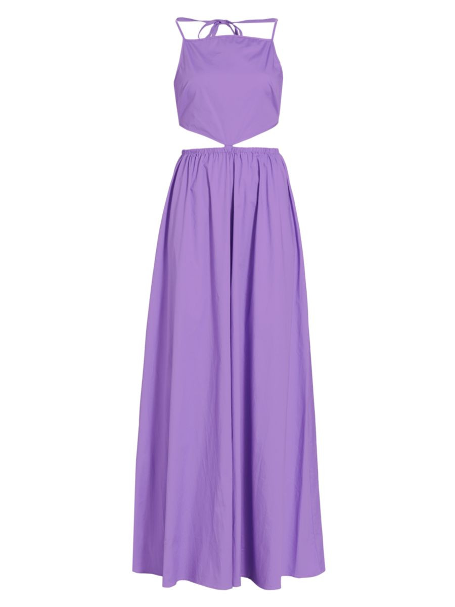 STAUD Myla Cut-Out Maxi Dress | Saks Fifth Avenue