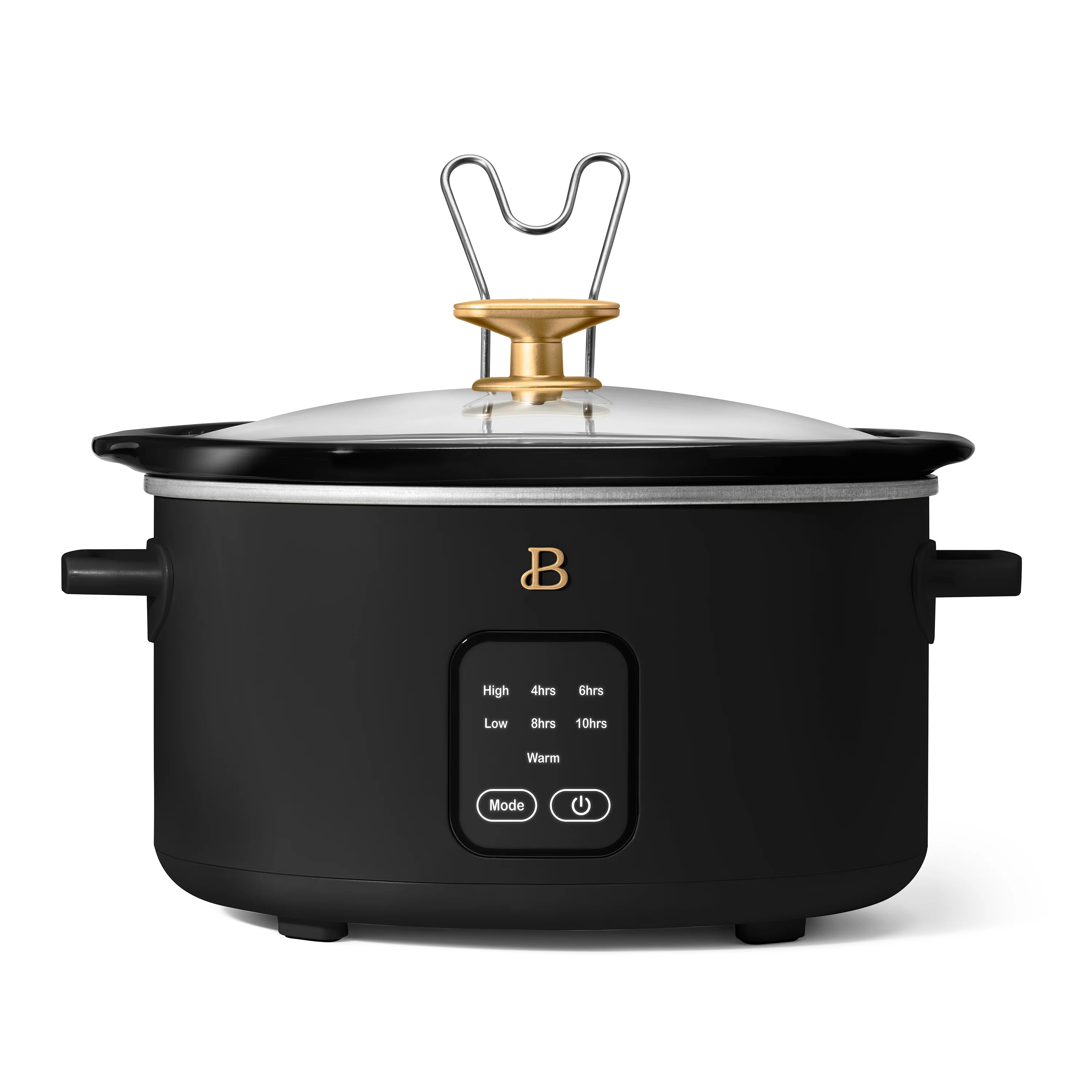 Beautiful 4Qt Slow Cooker with Touch-Activated Display, Black Sesame by Drew Barrymore | Walmart (US)