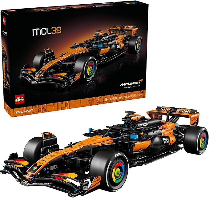 LEGO Technic McLaren MCL39 F1 Car Building Set for Adults - Room or Office Decor for Men & Women,... | Amazon (US)