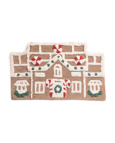 20x32 Gingerbread House Bath Rug | TJ Maxx