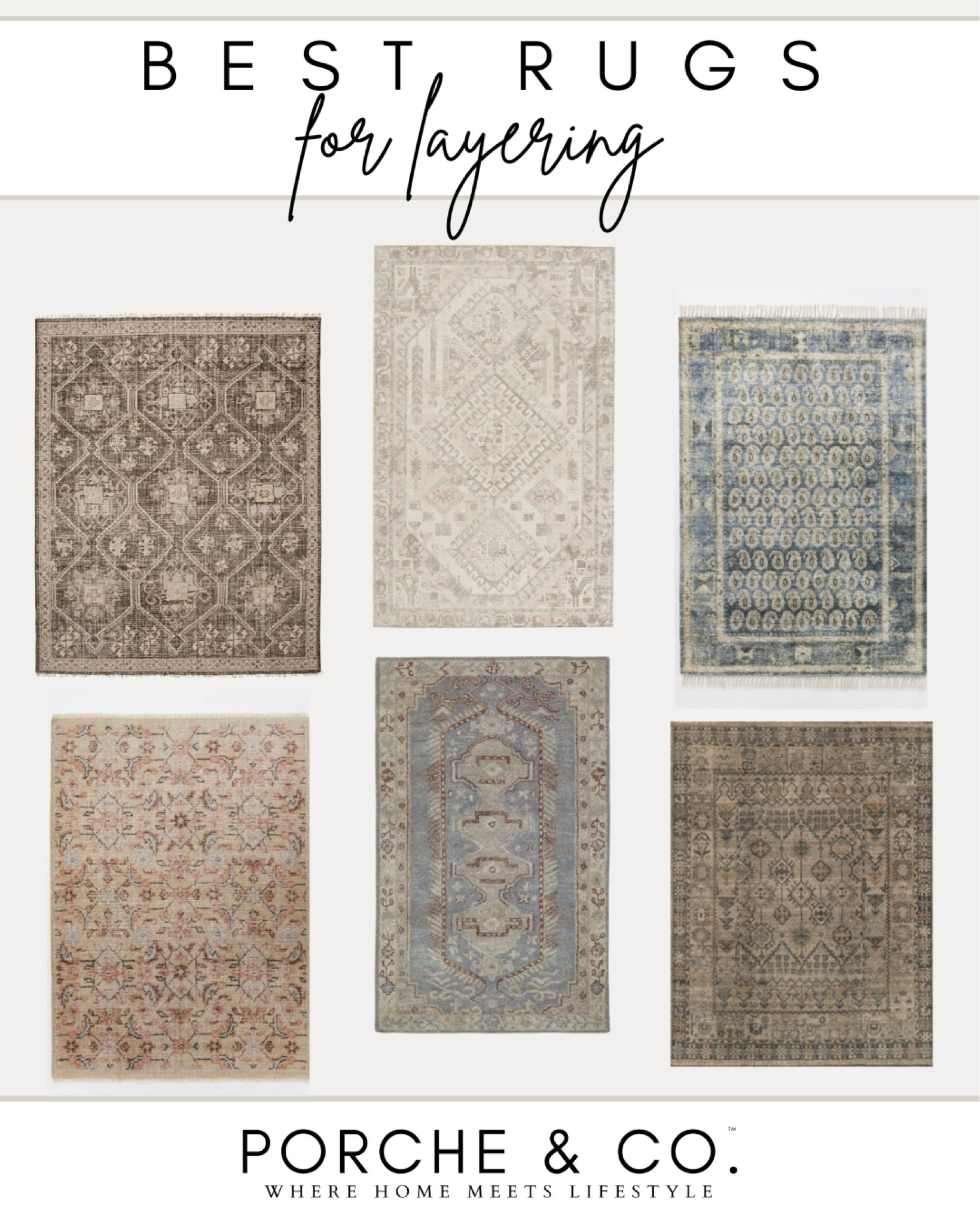 Layering rugs, layered rugs, patterned rugs, vintage rugs, best rugs for layering #layeredrugs #layeringrugs 

#LTKSeasonal #LTKhome #LTKstyletip