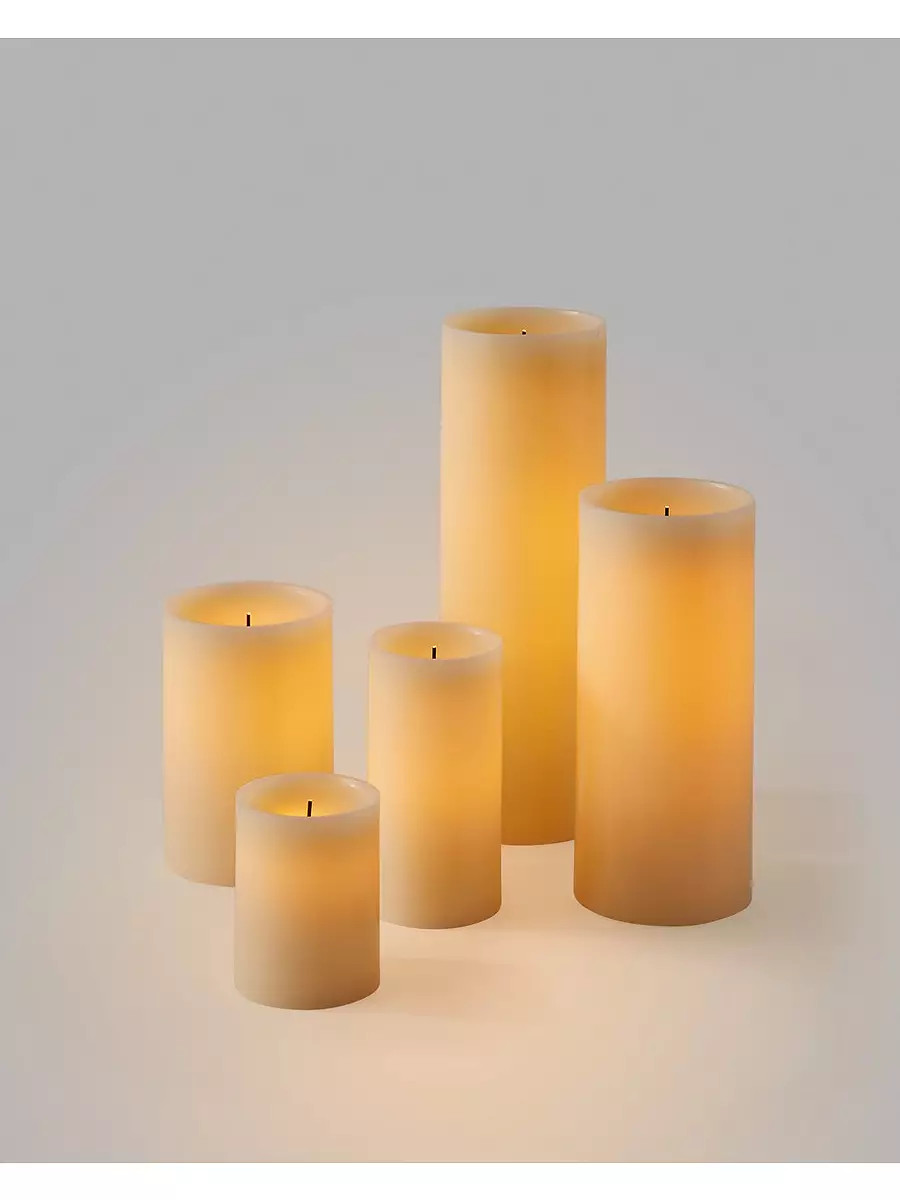 Flameless Indoor/Outdoor Pillar Candles | Serena and Lily