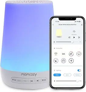 Baby Sound Machine, Momcozy White Noise Machine for Baby Sleeping with Night Light, Toddler Sleep... | Amazon (US)