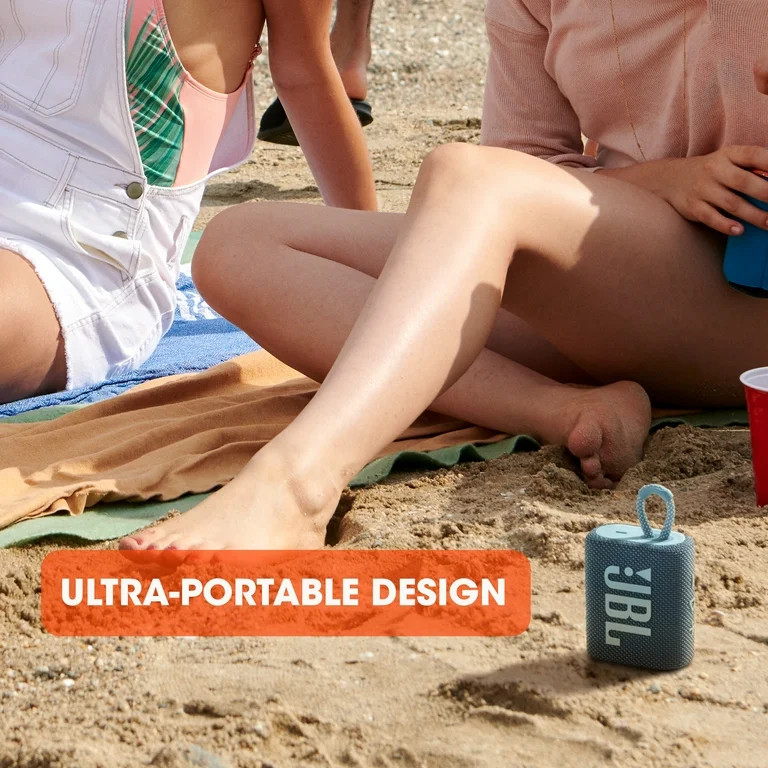 JBL Go 3 - Portable Waterproof Speaker - Black | Walmart (US)