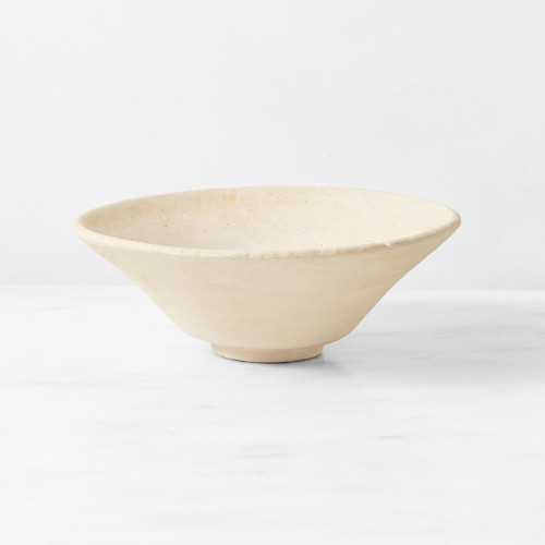 Williams Sonoma Home x Josh Young Savona Ceramic Bowl, Small, Bisque