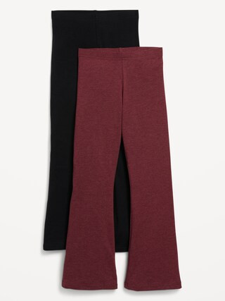 2-Pack Built-In Tough Full-Length Flared Leggings for Girls | Old Navy (US)
